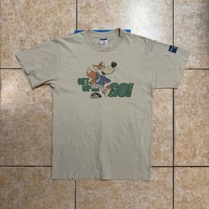 Vintage Get Up and Go T Shirt‎ Jerzees Heavyweight Graphic Tee Medium M